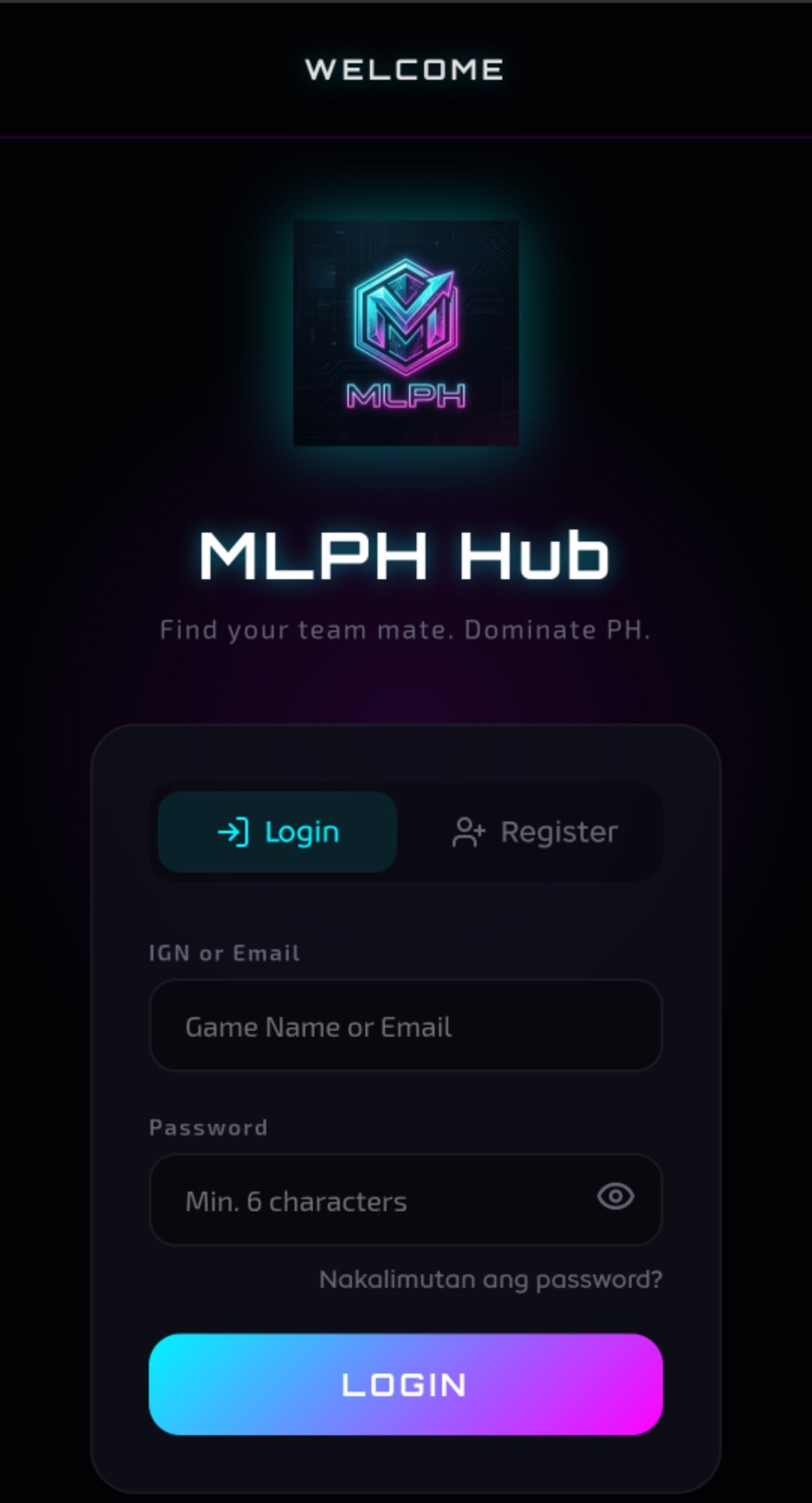 MLPH Hub app preview